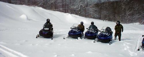 snowmobiling